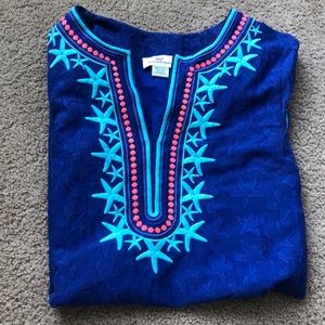Beautiful Blue Vineyard Vines Shift Dress